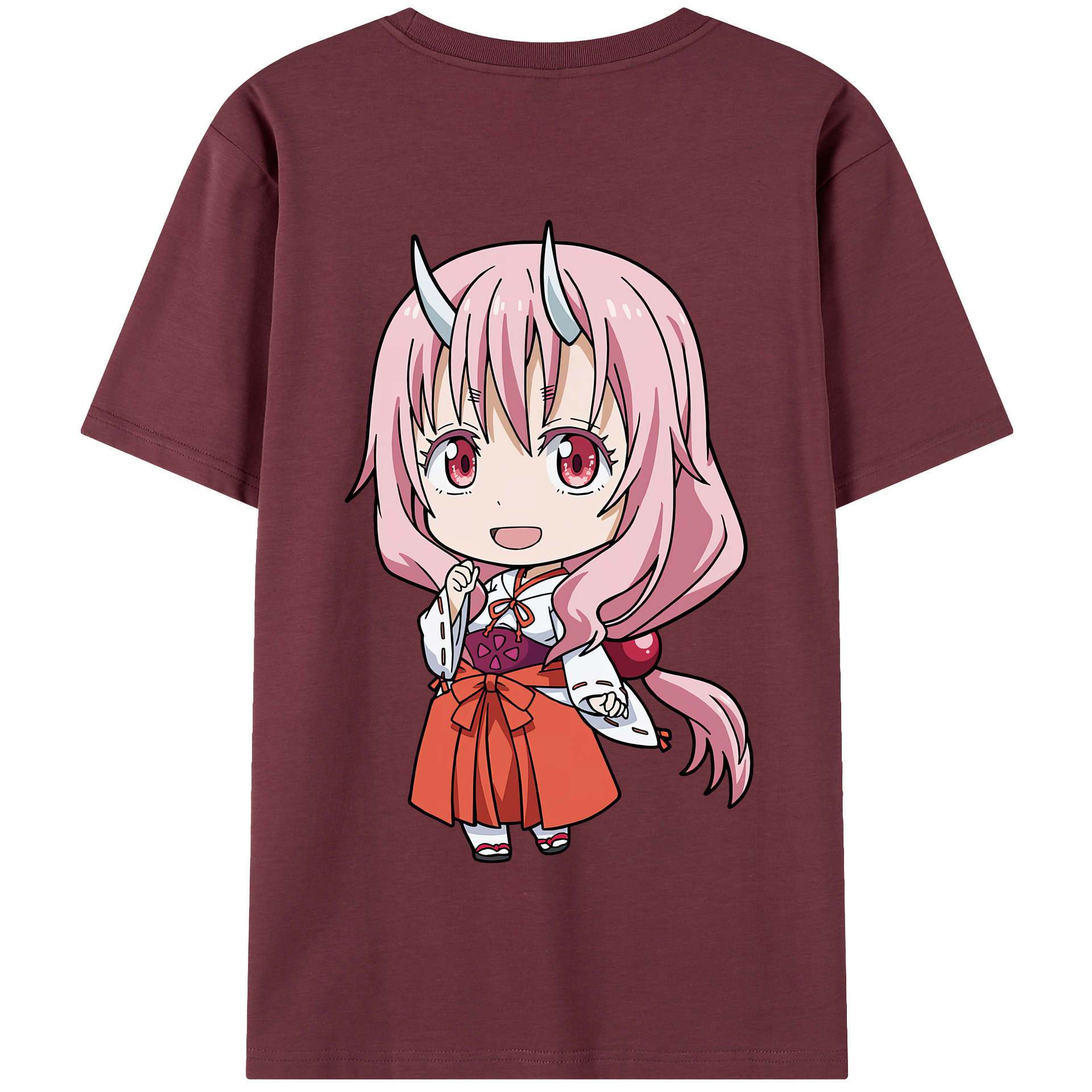 （画像用） 転スラ Regarding Reincarnated to Slime 綿100％半袖Tシャツ（背面プリント）